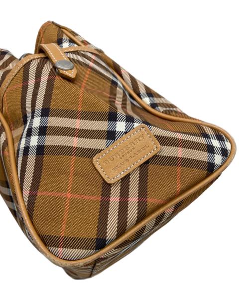 BURBERRY BLUE LABEL（バーバリー ブルー レーベル）BURBERRY BLUE LABEL (バーバリーロンドンブルーレーベル) ノヴァチェックハンドバッグ ブラウンの古着・服飾アイテム