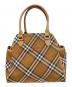 BURBERRY BLUE LABEL (バーバリーロンドンブルーレーベル) ノヴァチェックハンドバッグ ブラウン：7000円