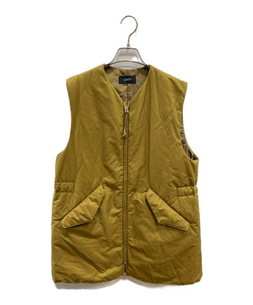 LOEFF（ロエフ）LOEFF (ロエフ) ミリタリー パデット ベスト ベージュ サイズ:1の古着・服飾アイテム