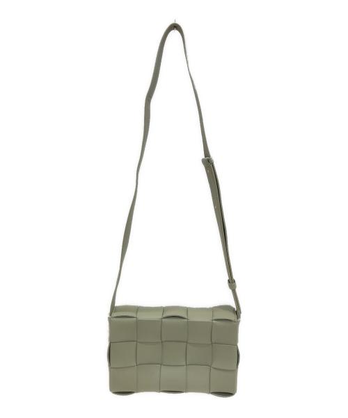 BOTTEGA VENETA（ボッテガベネタ）BOTTEGA VENETA (ボッテガベネタ) スモールカセットショルダーバッグ アロエグリーンの古着・服飾アイテム