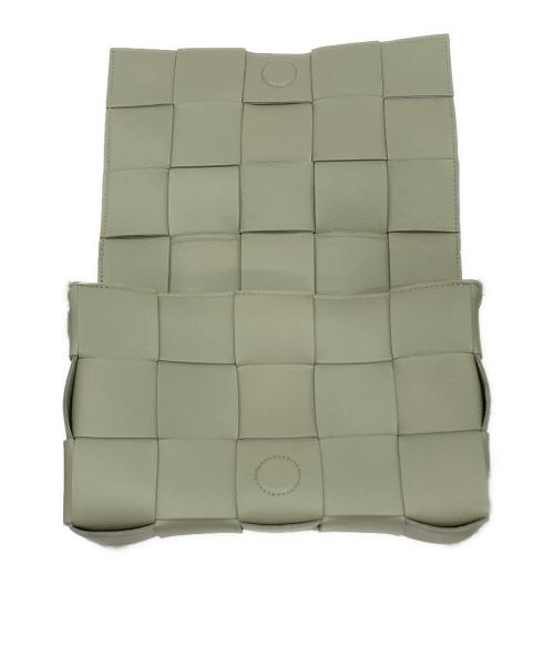BOTTEGA VENETA（ボッテガベネタ）BOTTEGA VENETA (ボッテガベネタ) スモールカセットショルダーバッグ アロエグリーンの古着・服飾アイテム
