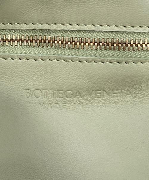 BOTTEGA VENETA（ボッテガベネタ）BOTTEGA VENETA (ボッテガベネタ) スモールカセットショルダーバッグ アロエグリーンの古着・服飾アイテム