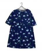 marimekkoマリメッコ）の古着「ワンピース」｜ネイビー