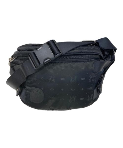 POTR（ピー・オー・ティー・アール）POTR (ピー・オー・ティー・アール) MONOGRAM WAIST BAG ブラックの古着・服飾アイテム