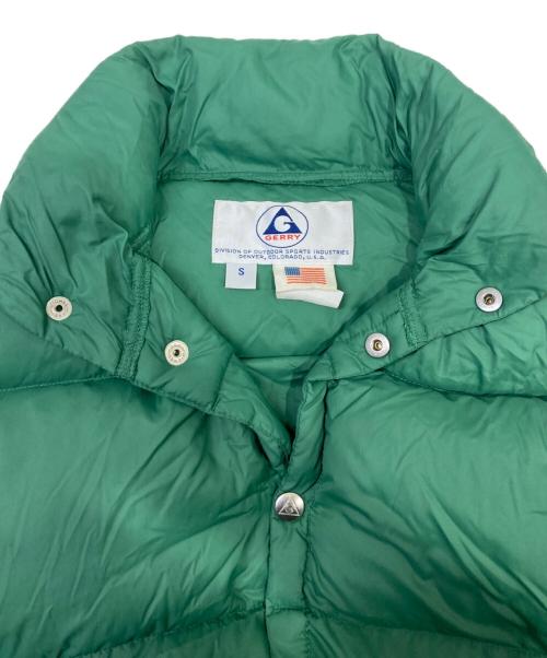 GERRY（ジェリー）GERRY (ジェリー) ダウンジャケット グリーン サイズ:Sの古着・服飾アイテム
