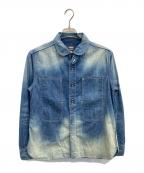 MOMOTARO JEANS桃太郎ジーンズ）の古着「出陣デニムワークシャツ」｜インディゴ