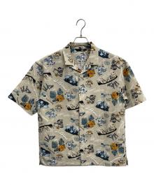 THE NORTH FACE（ザ ノース フェイス）の古着「S/S ALOHA Vent SHIRT」｜ベージュ