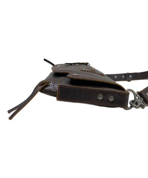 DIESEL（ディーゼル）DIESEL (ディーゼル) ワンショルダーバッグ ブラウンの古着・服飾アイテム