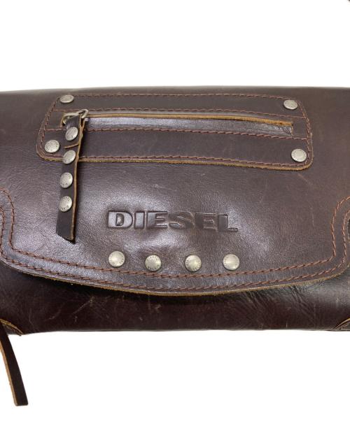 DIESEL（ディーゼル）DIESEL (ディーゼル) ワンショルダーバッグ ブラウンの古着・服飾アイテム