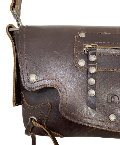 DIESEL（ディーゼル）DIESEL (ディーゼル) ワンショルダーバッグ ブラウンの古着・服飾アイテム