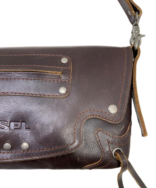DIESEL（ディーゼル）DIESEL (ディーゼル) ワンショルダーバッグ ブラウンの古着・服飾アイテム