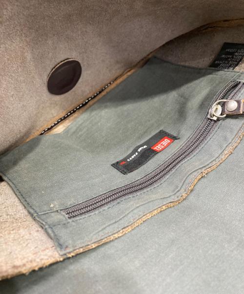 DIESEL（ディーゼル）DIESEL (ディーゼル) ワンショルダーバッグ ブラウンの古着・服飾アイテム