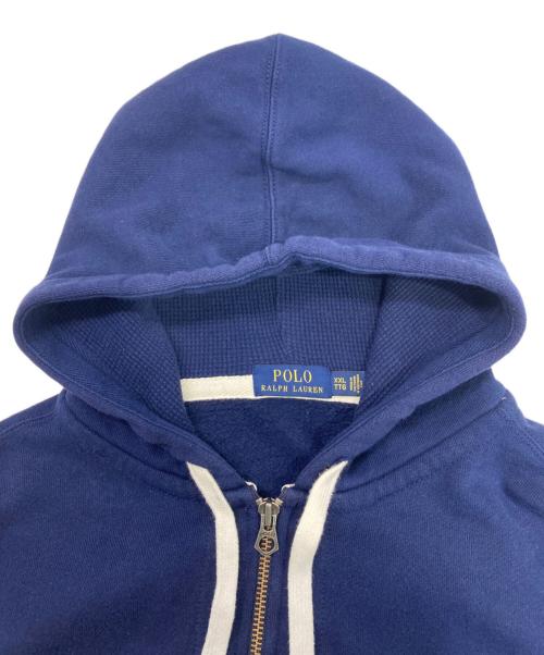 POLO RALPH LAUREN（ポロ・ラルフローレン）POLO RALPH LAUREN (ポロ・ラルフローレン) ジップパーカー ネイビー サイズ:XXLの古着・服飾アイテム