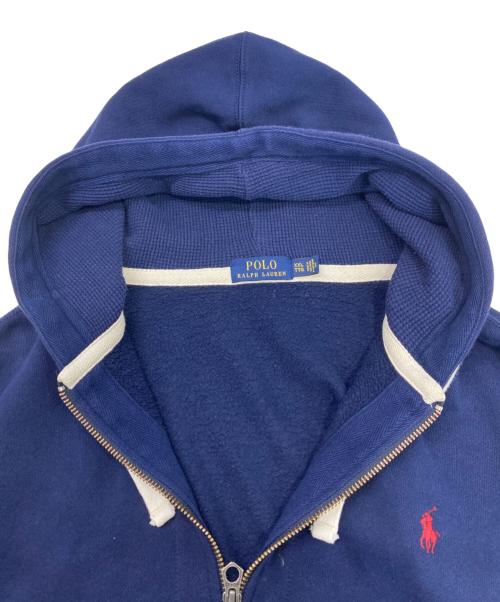 POLO RALPH LAUREN（ポロ・ラルフローレン）POLO RALPH LAUREN (ポロ・ラルフローレン) ジップパーカー ネイビー サイズ:XXLの古着・服飾アイテム