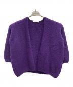 TRICOTS JEAN MARCトリコットジーンマルク）の古着「ニットカーディガン」｜パープル