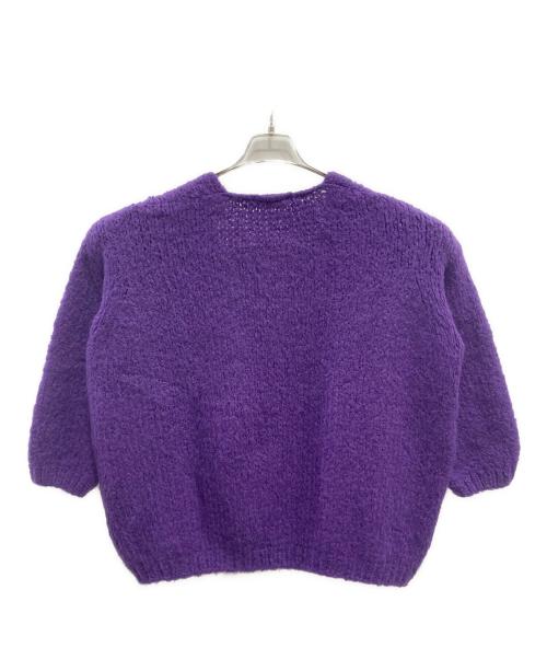 TRICOTS JEAN MARC（トリコットジーンマルク）TRICOTS JEAN MARC (トリコットジーンマルク) ニットカーディガン パープル サイズ:FREEの古着・服飾アイテム