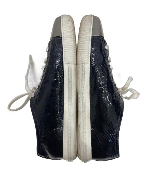 MIU MIU（ミュウミュウ）MIU MIU (ミュウミュウ) スニーカー ブラック サイズ:37の古着・服飾アイテム