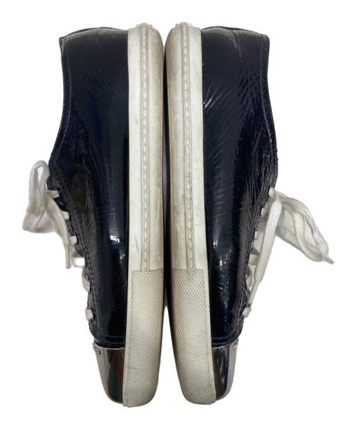 MIU MIU（ミュウミュウ）MIU MIU (ミュウミュウ) スニーカー ブラック サイズ:37の古着・服飾アイテム