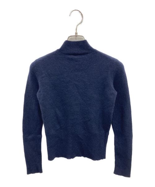 patou（パトゥ）patou (パトゥ) ハイネックロゴニット ネイビー サイズ:Sの古着・服飾アイテム