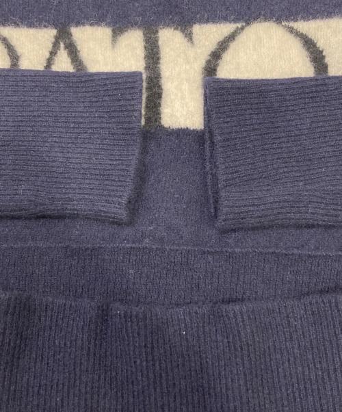 patou（パトゥ）patou (パトゥ) ハイネックロゴニット ネイビー サイズ:Sの古着・服飾アイテム