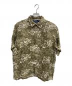 POLO RALPH LAURENポロ・ラルフローレン）の古着「リネンシャツ」｜カーキ