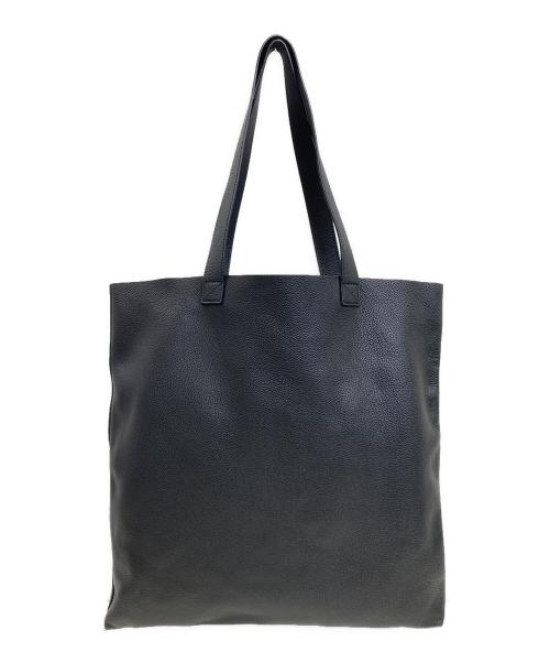 GUCCI（グッチ）GUCCI (グッチ) ロゴプリントトートバッグ ブラックの古着・服飾アイテム