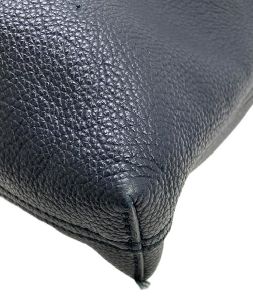 GUCCI（グッチ）GUCCI (グッチ) ロゴプリントトートバッグ ブラックの古着・服飾アイテム