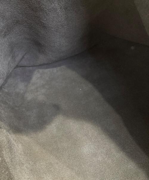 GUCCI（グッチ）GUCCI (グッチ) ロゴプリントトートバッグ ブラックの古着・服飾アイテム