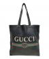 GUCCI（グッチ）の古着「ロゴプリントトートバッグ」｜ブラック