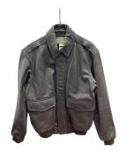 L.L.Beanエルエルビーン）の古着「A-2type lether jacket」｜ブラウン