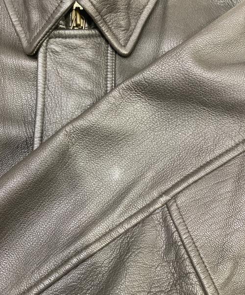 L.L.Bean（エルエルビーン）L.L.Bean (エルエルビーン) A-2type lether jacket ブラウン サイズ:Mの古着・服飾アイテム