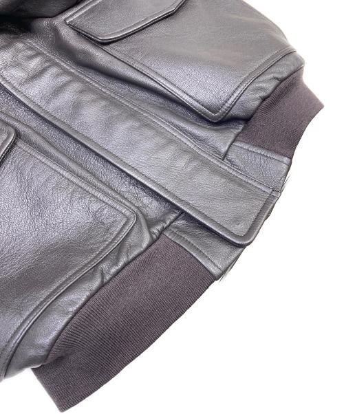 L.L.Bean（エルエルビーン）L.L.Bean (エルエルビーン) A-2type lether jacket ブラウン サイズ:Mの古着・服飾アイテム