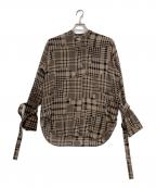 ROKHロク）の古着「シルクシャツ」｜ベージュ