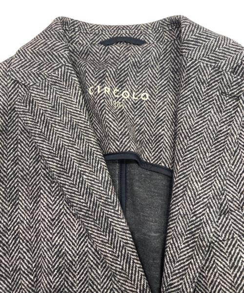 CIRCOLO 1901（チルコロ1901）Circolo 1901 (チルコロ1901) コットンストレッチテーラードジャケット ベージュ サイズ:48の古着・服飾アイテム