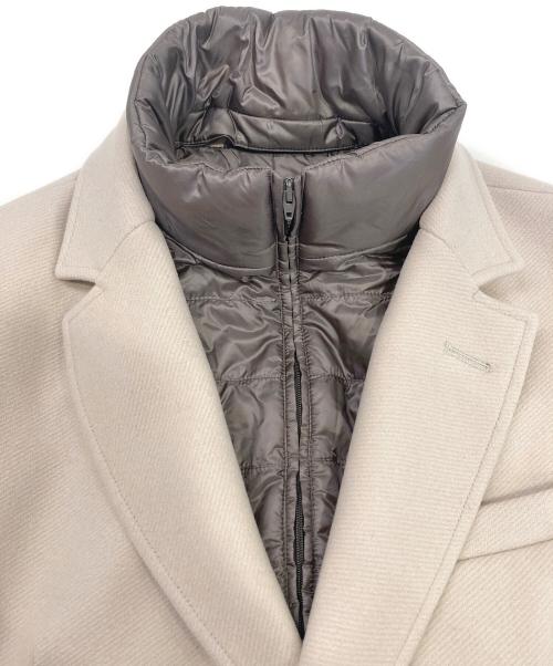 HERNO（ヘルノ）HERNO (ヘルノ) ライナー付チェスターコート ベージュ サイズ:48の古着・服飾アイテム