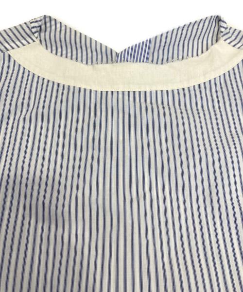 Y's（ワイズ）Y's (ワイズ) ストライプブラウス ブルー サイズ:1の古着・服飾アイテム