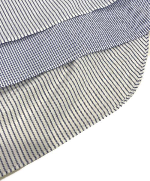 Y's（ワイズ）Y's (ワイズ) ストライプブラウス ブルー サイズ:1の古着・服飾アイテム