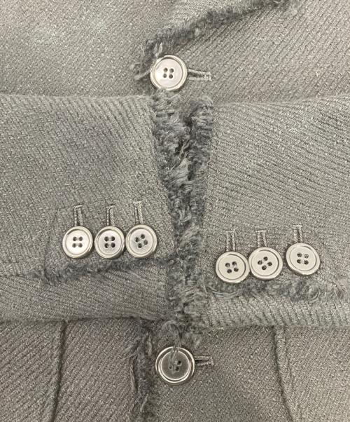 Y's（ワイズ）Y's (ワイズ) 裁ち切りフラップポケットジャケット ブラック サイズ:1の古着・服飾アイテム