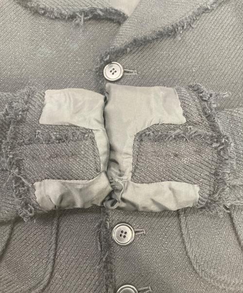 Y's（ワイズ）Y's (ワイズ) 裁ち切りフラップポケットジャケット ブラック サイズ:1の古着・服飾アイテム