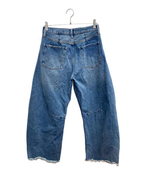 DOUDOU（ドゥドゥ）DOUDOU (ドゥドゥ) ダメージカーブデニム インディゴ サイズ:Mの古着・服飾アイテム