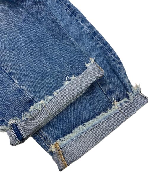 DOUDOU（ドゥドゥ）DOUDOU (ドゥドゥ) ダメージカーブデニム インディゴ サイズ:Mの古着・服飾アイテム