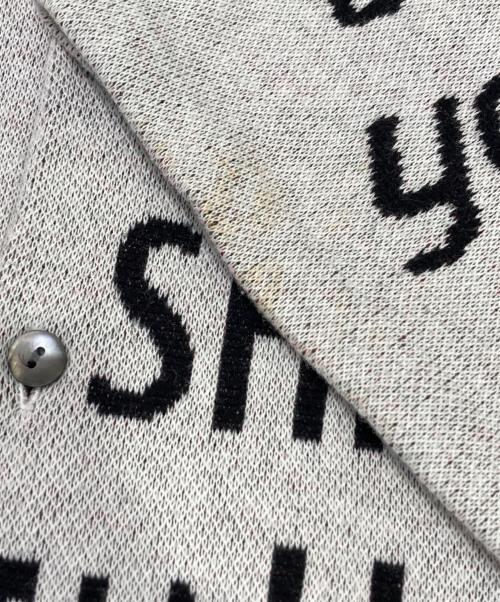 son of the cheese（（サノバチーズ））son of the cheese (（サノバチーズ）) ニットポロシャツ グレー サイズ:Sの古着・服飾アイテム