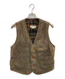 BANANA REPUBLIC（バナナリパブリック）の古着「レザーべスト」｜ブラウン