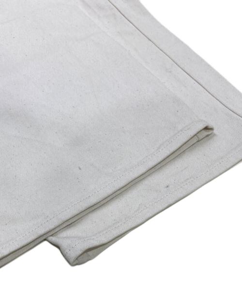 AURALEE（オーラリー）AURALEE (オーラリー) HARD TWIST DENIM WIDE SLACKS アイボリー サイズ:3の古着・服飾アイテム