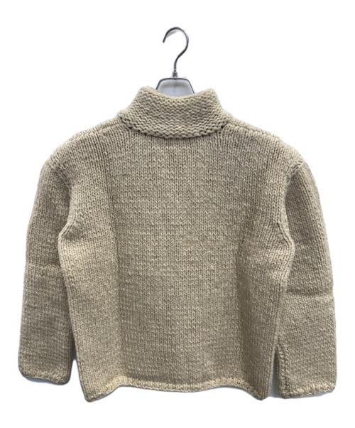 45R（フォーティファイブ・アール）45R (フォーティファイブ・アール) ローゲージニット ベージュ サイズ:表記無しの古着・服飾アイテム