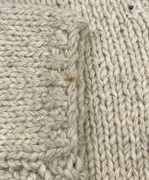 45R（フォーティファイブ・アール）45R (フォーティファイブ・アール) ローゲージニット ベージュ サイズ:表記無しの古着・服飾アイテム