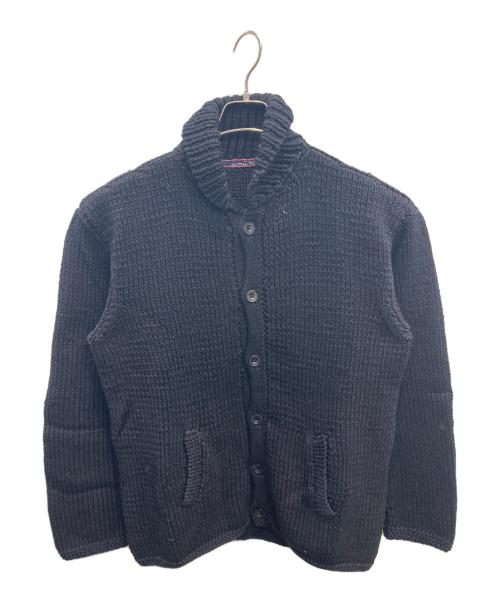 umii 908（ウミキューゼロハチ）umii 908 (ウミキューゼロハチ) ショールカラーカーディガン ネイビー サイズ:4の古着・服飾アイテム