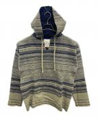 45rpm45アールピーエム）の古着「ニットパーカー」｜カーキ