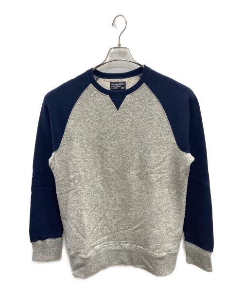 LOOPWHEELER（ループウィラー）LOOPWHEELER (ループウィラー) ラグランスウェット グレー サイズ:LARGEの古着・服飾アイテム