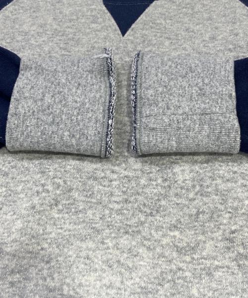 LOOPWHEELER（ループウィラー）LOOPWHEELER (ループウィラー) ラグランスウェット グレー サイズ:LARGEの古着・服飾アイテム